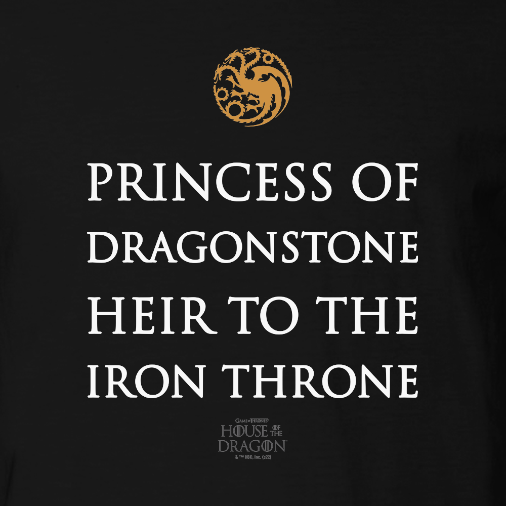 House of the Dragon Heir to the Throne Adult Short Sleeve T-Shirt