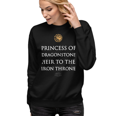 House of the Dragon Heir to the Throne Unisex Fleece Pullover