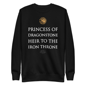 House of the Dragon Heir to the Throne Unisex Fleece Pullover