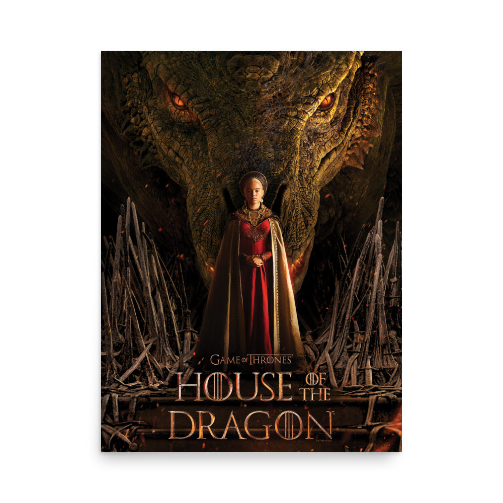 House of the Dragon Key Art Premium Satin Poster