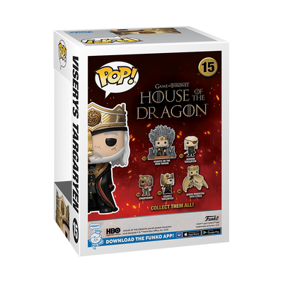House of the Dragon Masked Viserys Funko POP! Figure with Chance of Chase