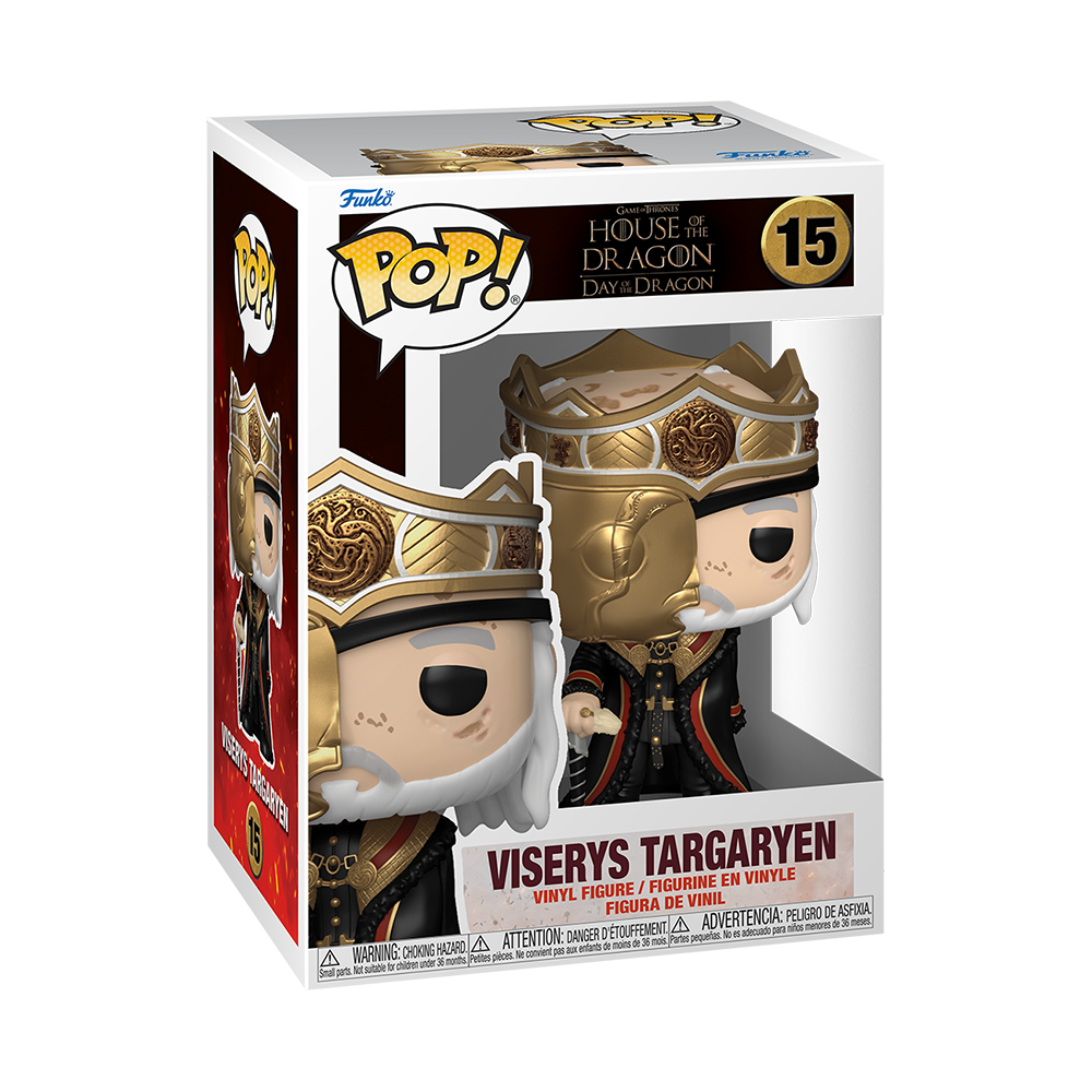 House of the Dragon Masked Viserys Funko POP! Figure with Chance of Chase