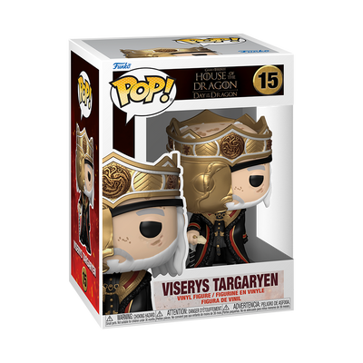 House of the Dragon Masked Viserys Funko POP! Figure with Chance of Chase