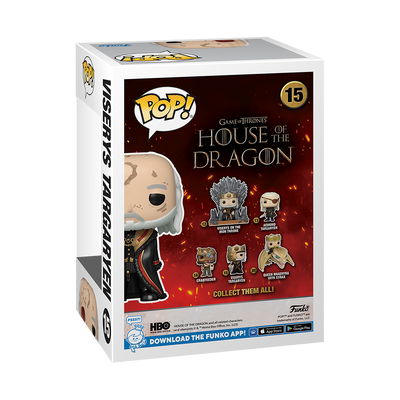 House of the Dragon Masked Viserys Funko POP! Figure with Chance of Chase