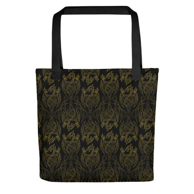 House of the Dragon Dragon Pattern Premium Tote Bag