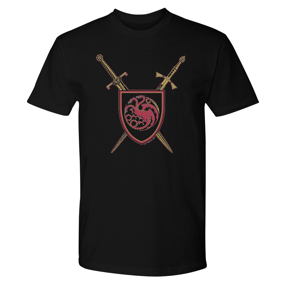 House of the Dragon Swords Adult Short Sleeve T-Shirt