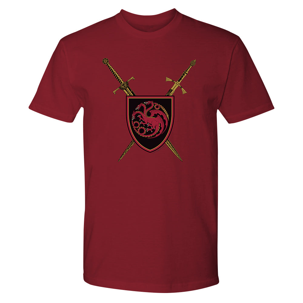 House of the Dragon Swords Adult Short Sleeve T-Shirt