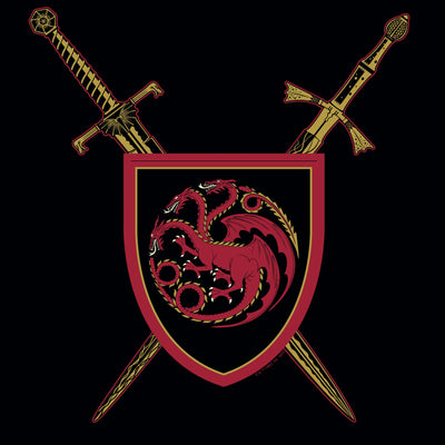 House of the Dragon Swords Sherpa Blanket