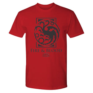 House of the Dragon House Targaryen Adult Short Sleeve T-Shirt