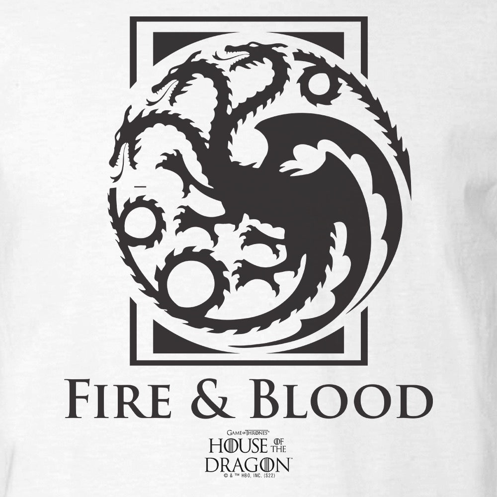 House of the Dragon House Targaryen Adult Short Sleeve T-Shirt
