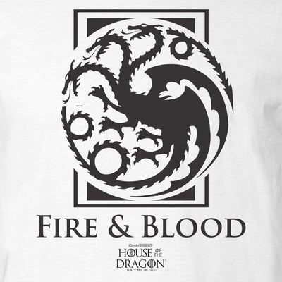 House of the Dragon House Targaryen Adult Short Sleeve T-Shirt