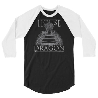 House of the Dragon Throne Unisex 3/4 Sleeve Raglan Shirt