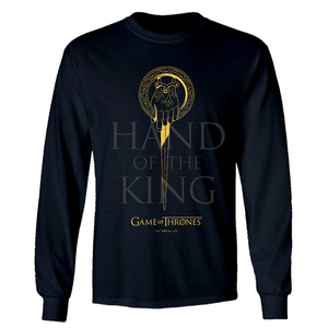 Game of Thrones Hand Of The King Adult Long Sleeve T-Shirt