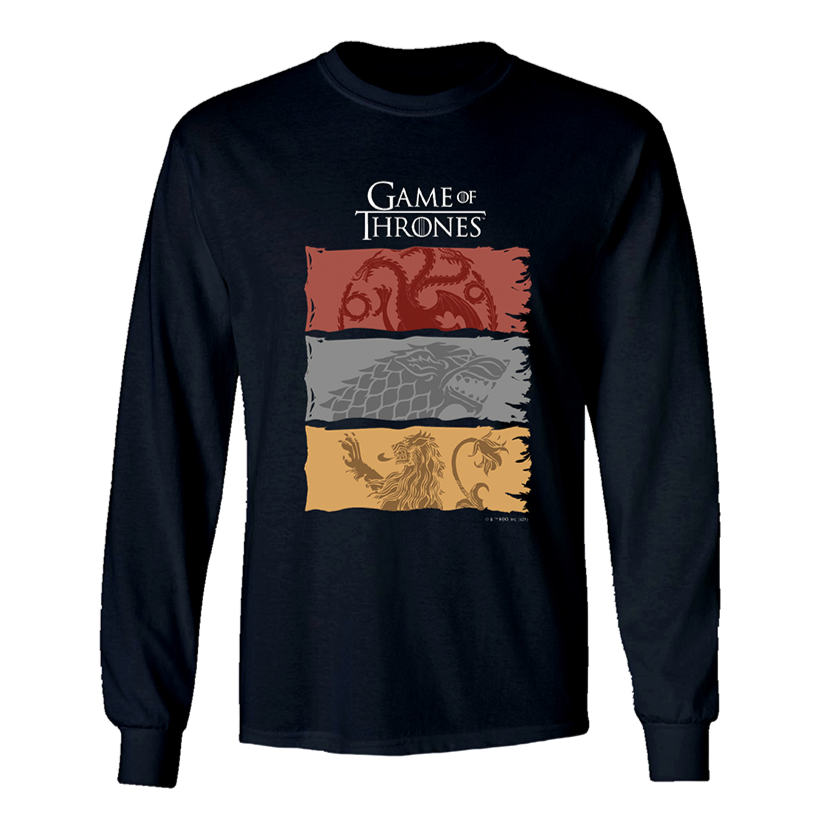 Game of Thrones House Sigil Adult Long Sleeve T-Shirt