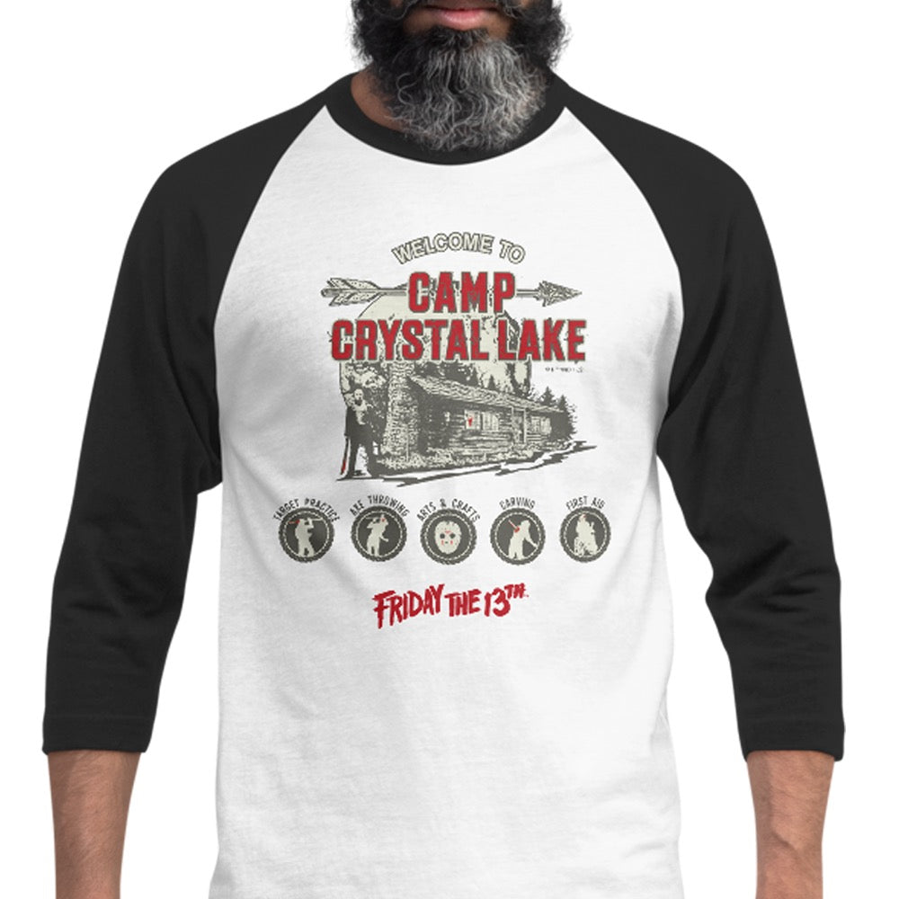 Friday The 13th Camp Activities Raglan Tee