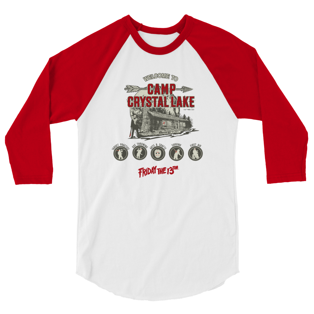 Friday The 13th Camp Activities Raglan Tee