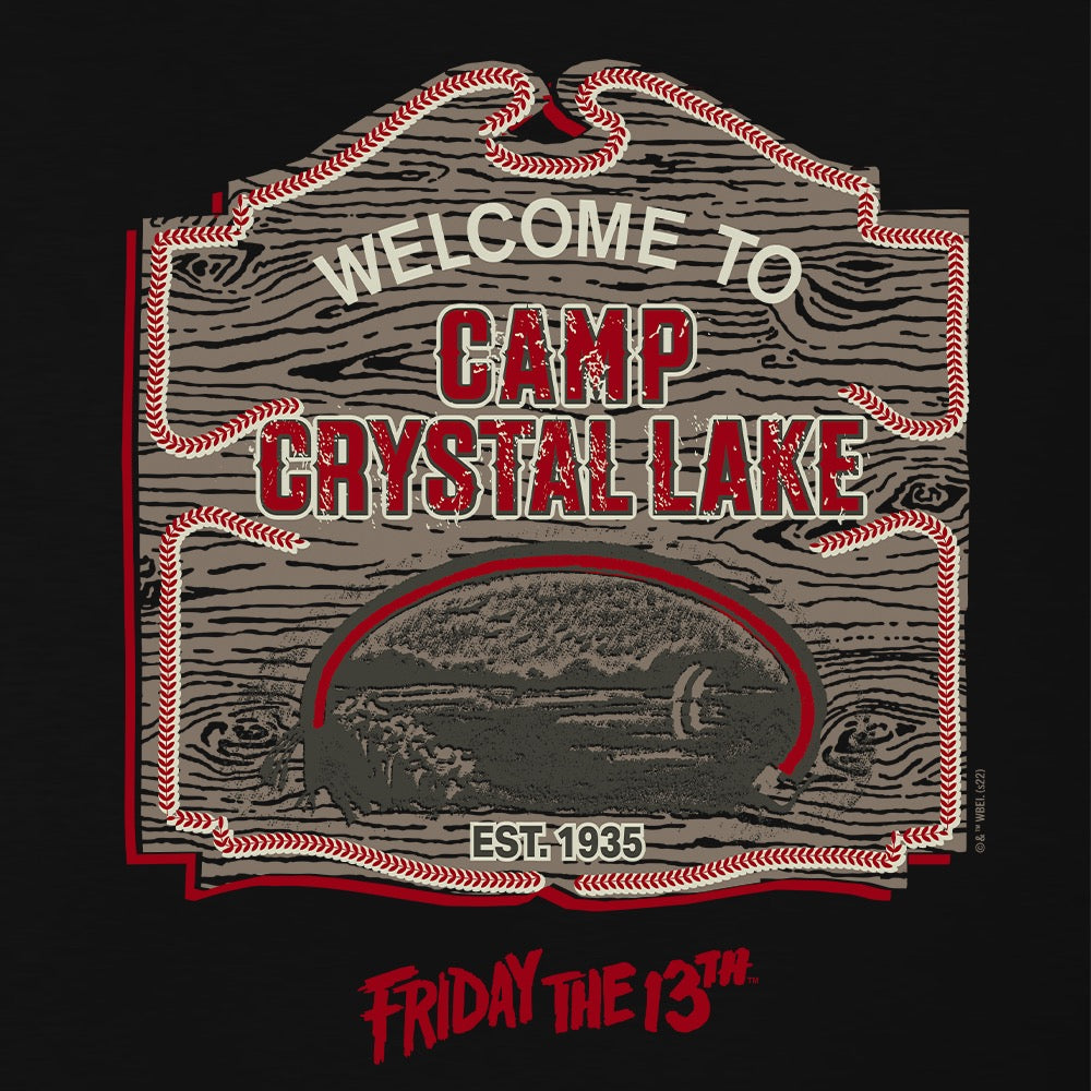 Friday The 13th Camp Crystal Lake Adult Short Sleeve T-Shirt