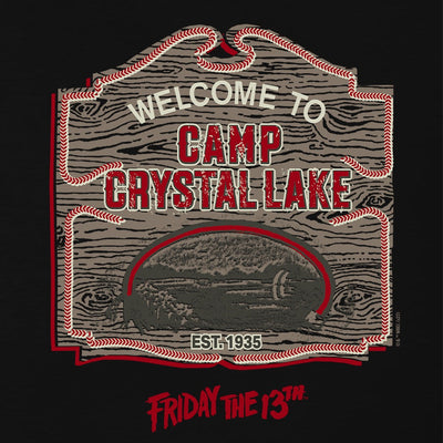 Friday The 13th Camp Crystal Lake Adult Short Sleeve T-Shirt