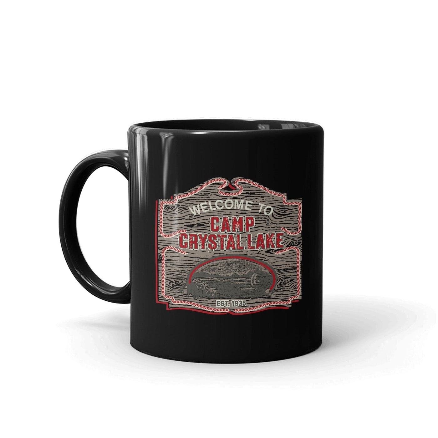 Friday The 13th Camp Crystal Lake Black Mug