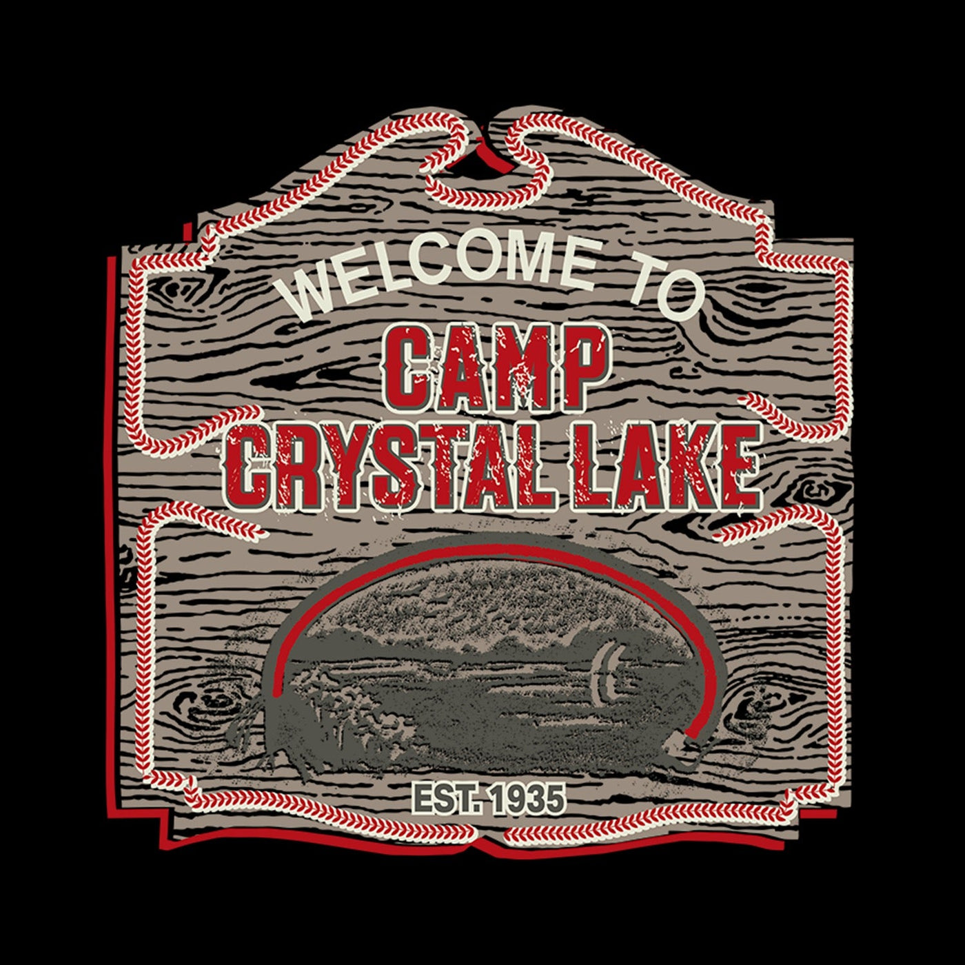 Friday The 13th Camp Crystal Lake Black Mug