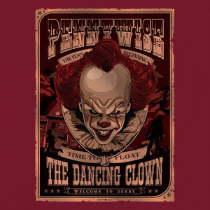 IT Dancing Clown Adult Short Sleeve T-Shirt