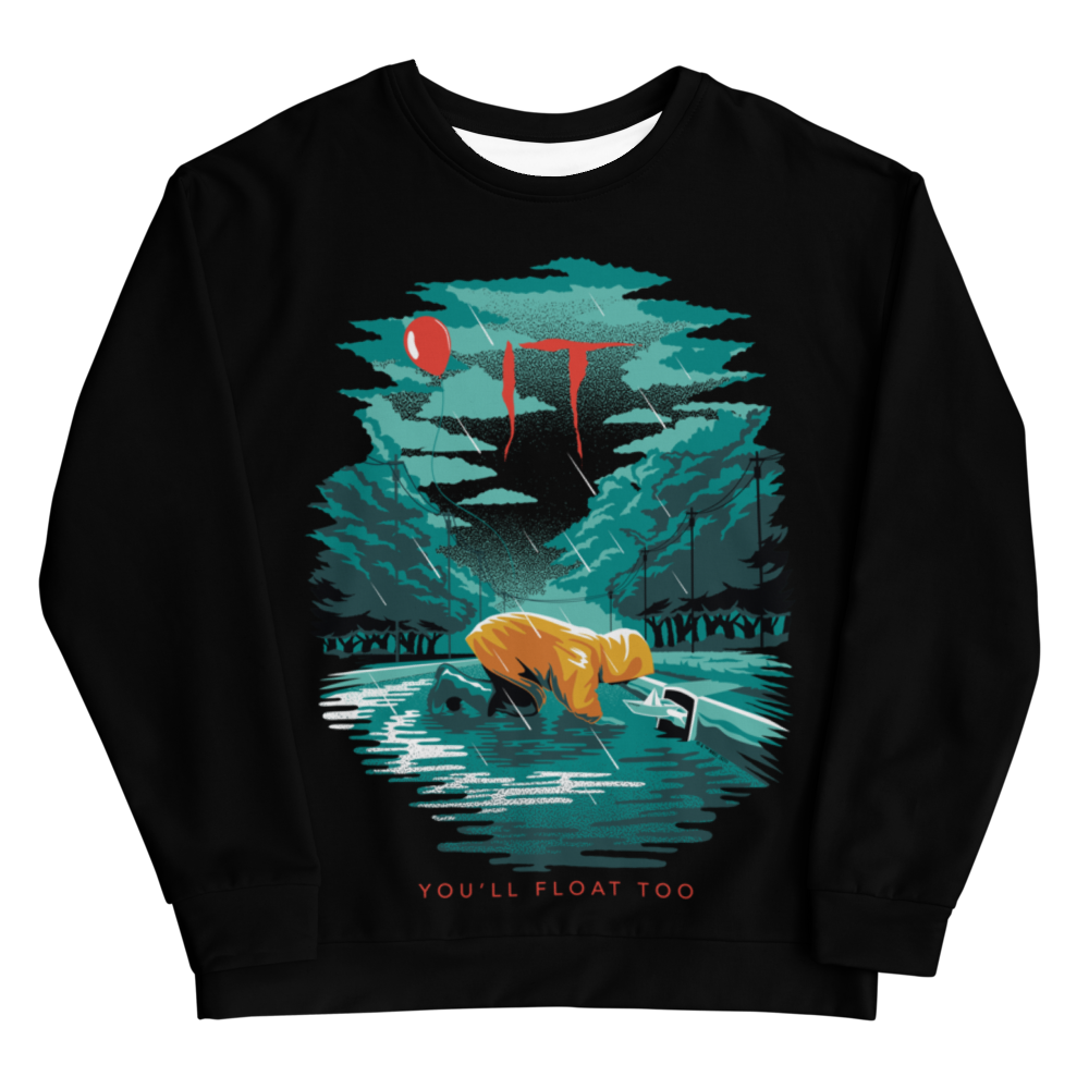 IT You'll Float Too Unisex Crew Neck Sweatshirt