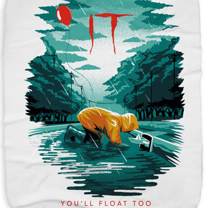 IT You'll Float Too Sherpa Blanket