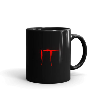 IT You'll Float Too Raincoat Black Mug