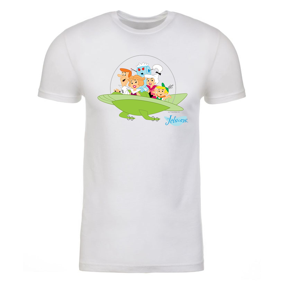 The Jetsons Family Ship Adult Short Sleeve T-Shirt