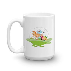 The Jetsons Family Ship White Mug