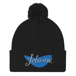 The Flintstones Logo Pom Pom Knit Beanie