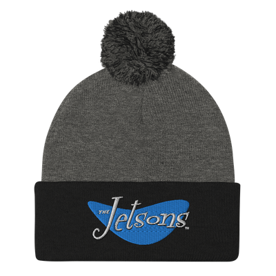 The Flintstones Logo Pom Pom Knit Beanie