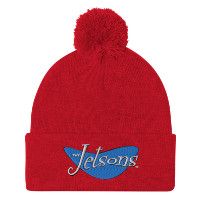 The Flintstones Logo Pom Pom Knit Beanie