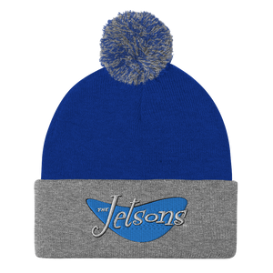 The Flintstones Logo Pom Pom Knit Beanie