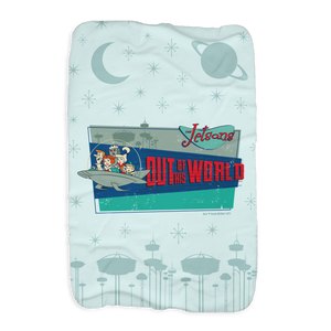 The Jetsons Out Of This World Sherpa Blanket