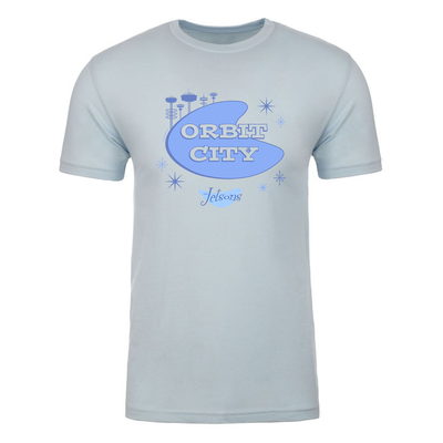 The Jetsons Orbit City Adult Short Sleeve T-Shirt