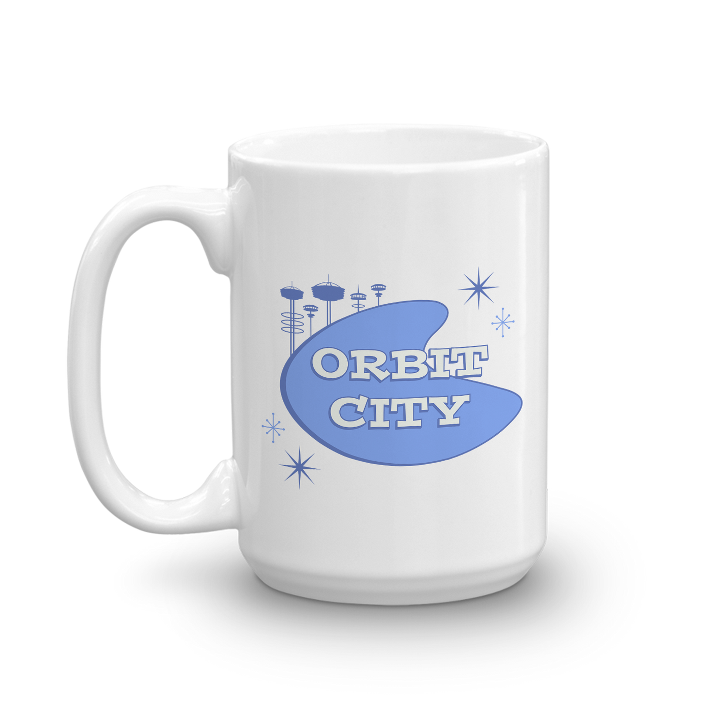 The Jetsons Orbit City White Mug