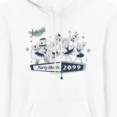 The Jetsons Party Like It's 2099 Adult Fleece Hooded Sweatshirt