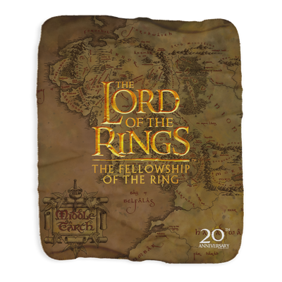 The Lord of the Rings 20th Anniversary The Fellowship of the Ring Sherpa Blanket