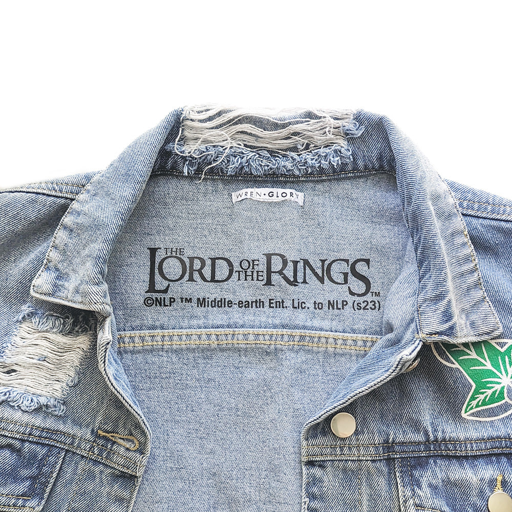 Exclusive The Lord of the Rings Second Breakfast Hand-Painted Denim Jacket by Wren + Glory