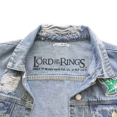 Exclusive The Lord of the Rings Second Breakfast Hand-Painted Denim Jacket by Wren + Glory
