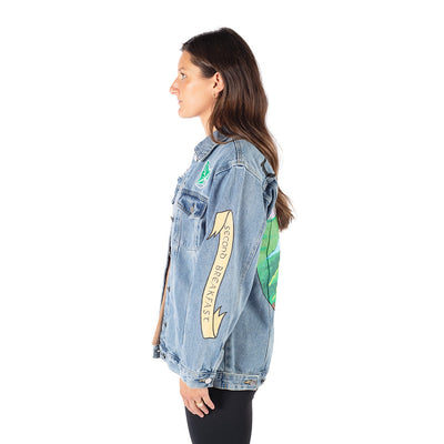 Exclusive The Lord of the Rings Second Breakfast Hand-Painted Denim Jacket by Wren + Glory