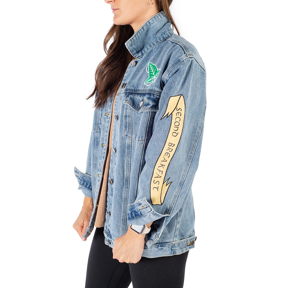 Exclusive The Lord of the Rings Second Breakfast Hand-Painted Denim Jacket by Wren + Glory