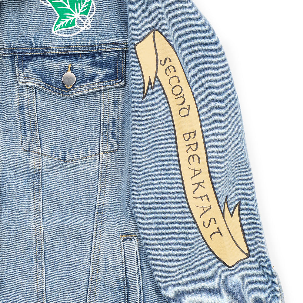 Exclusive The Lord of the Rings Second Breakfast Hand-Painted Denim Jacket by Wren + Glory