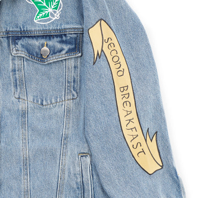 Exclusive The Lord of the Rings Second Breakfast Hand-Painted Denim Jacket by Wren + Glory