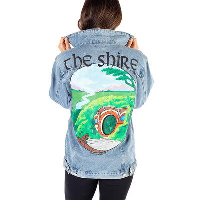 Exclusive The Lord of the Rings Second Breakfast Hand-Painted Denim Jacket by Wren + Glory