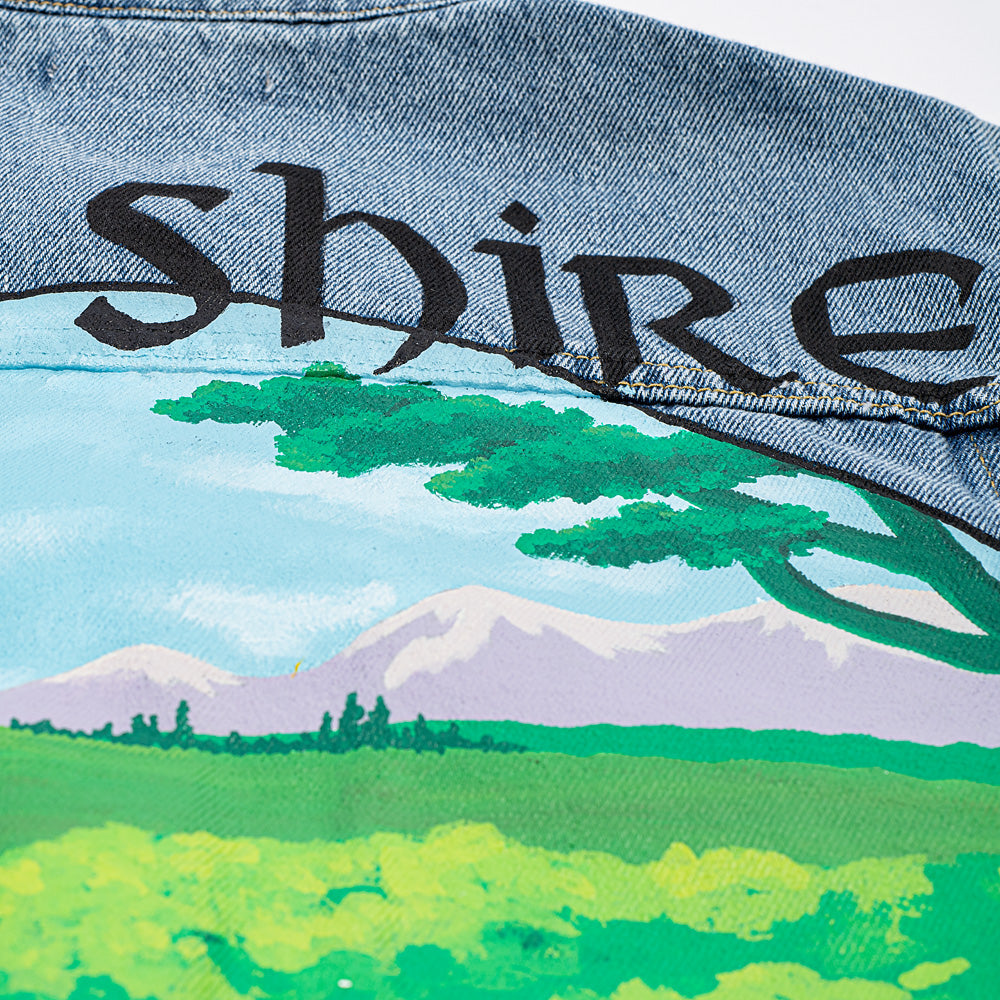 Exclusive The Lord of the Rings Second Breakfast Hand-Painted Denim Jacket by Wren + Glory