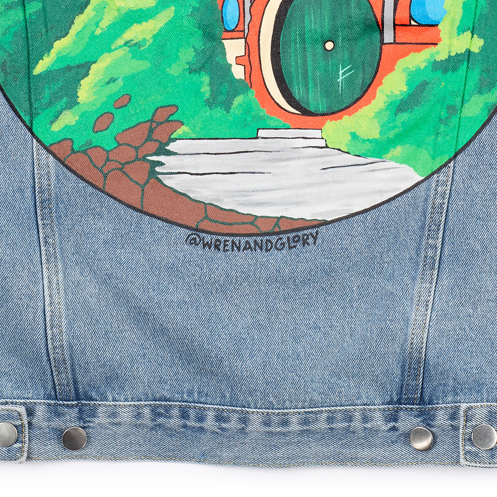 Exclusive The Lord of the Rings Second Breakfast Hand-Painted Denim Jacket by Wren + Glory