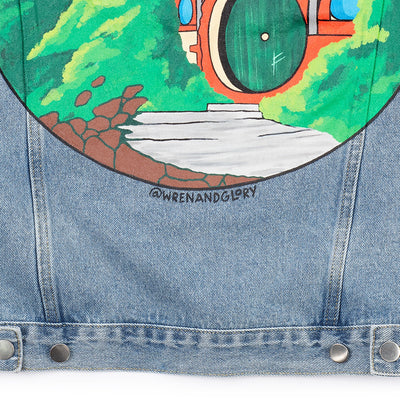 Exclusive The Lord of the Rings Second Breakfast Hand-Painted Denim Jacket by Wren + Glory