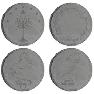 The Lord of the Rings Slate Coaster Set